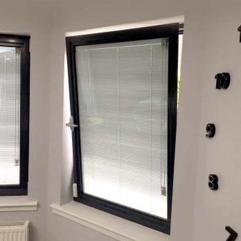 Grey uPVC windows Markinch