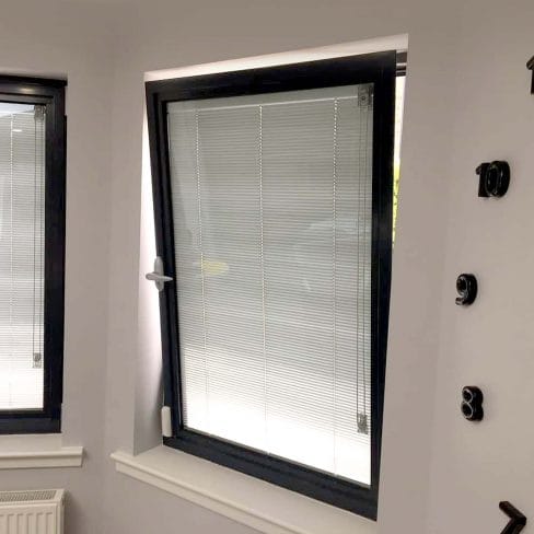 Grey uPVC windows Markinch
