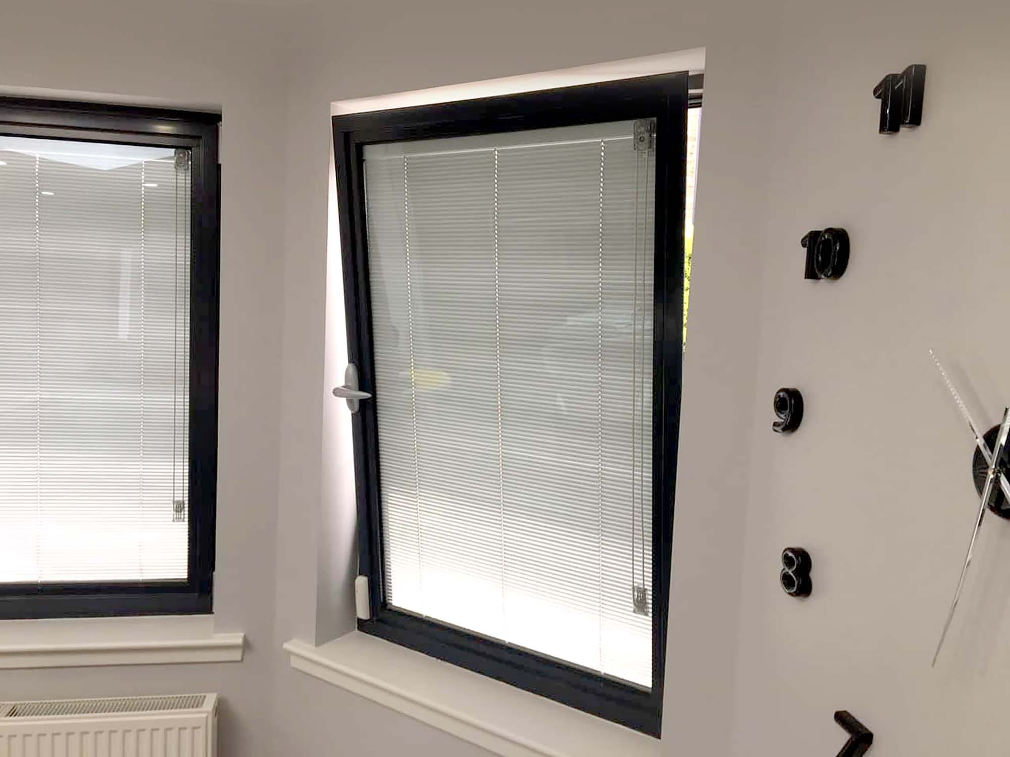 Grey uPVC windows Markinch