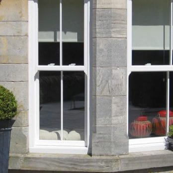 Windows that slide up and down South Queensferry