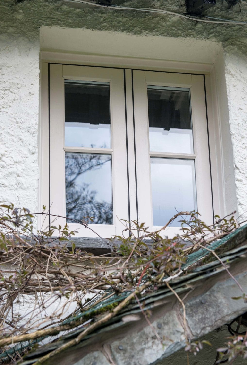 Sash window uPVC leith