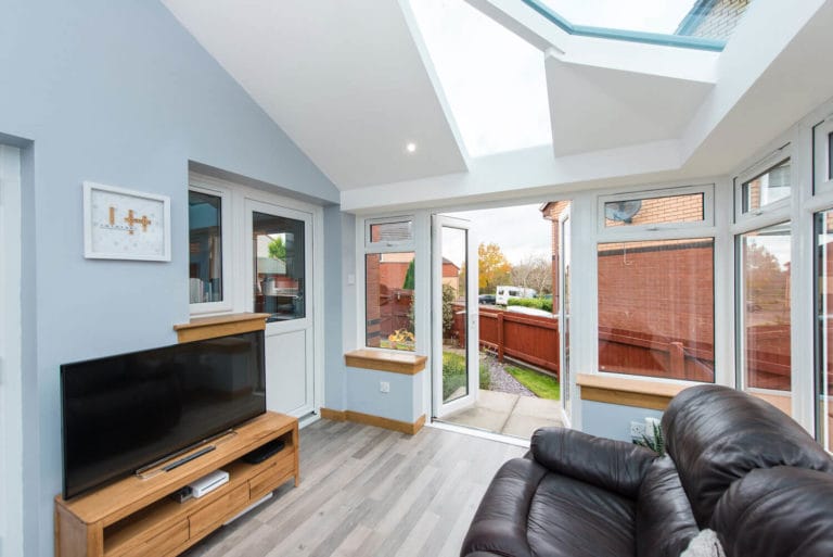 Garden Room Installation Brightons House Extensions Falkirk SRJ
