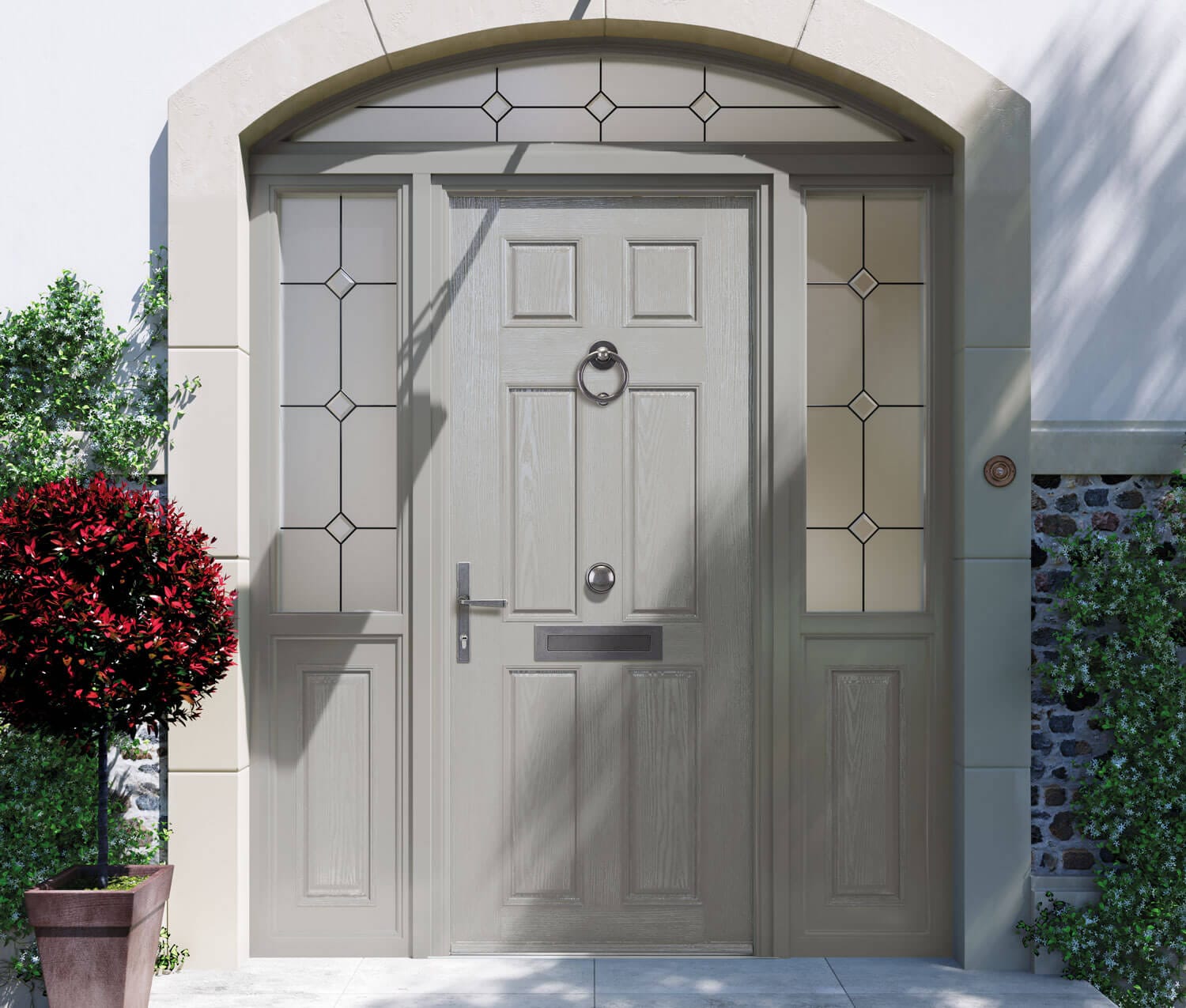 Grey Composite Door Leslie