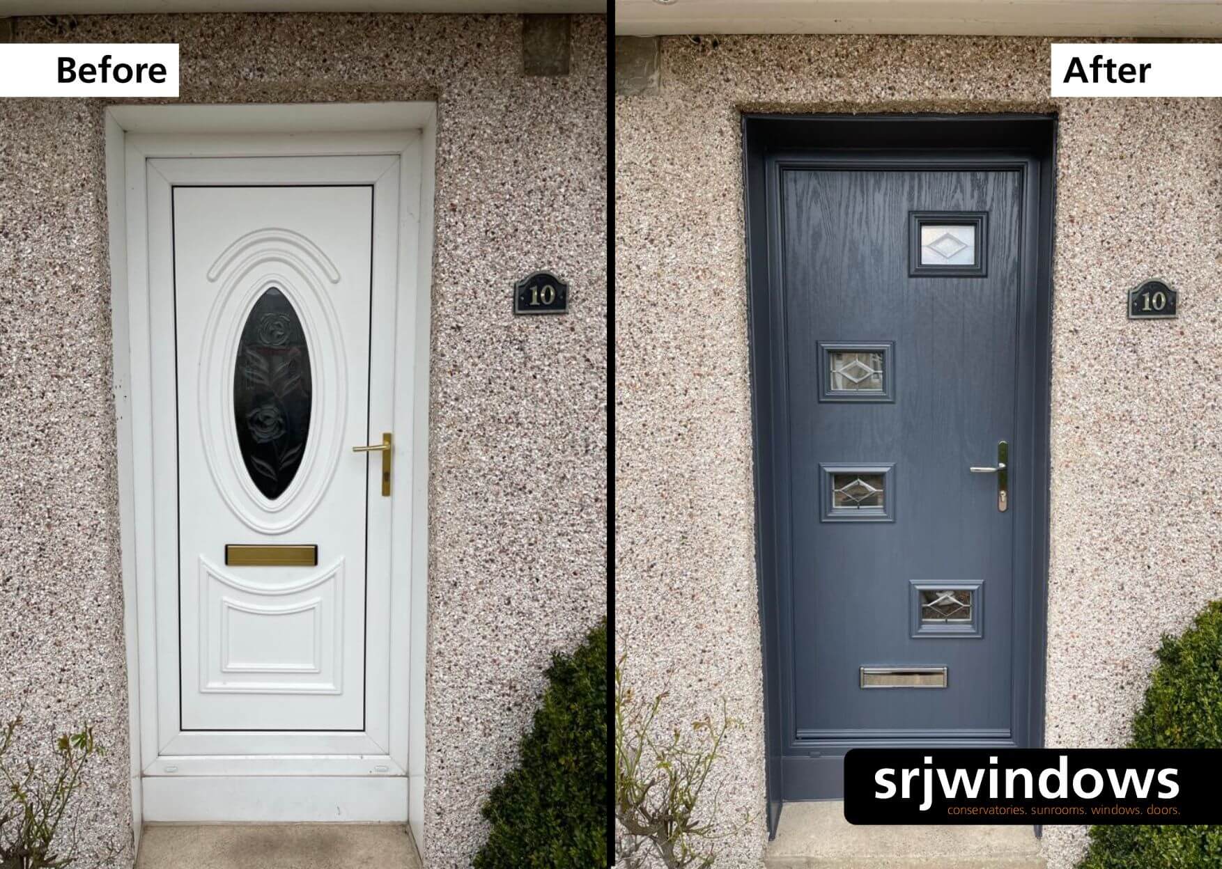 Grey Composite Door Falkirk