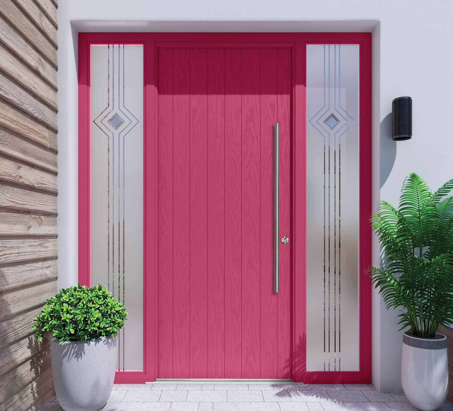 pink composite door leith