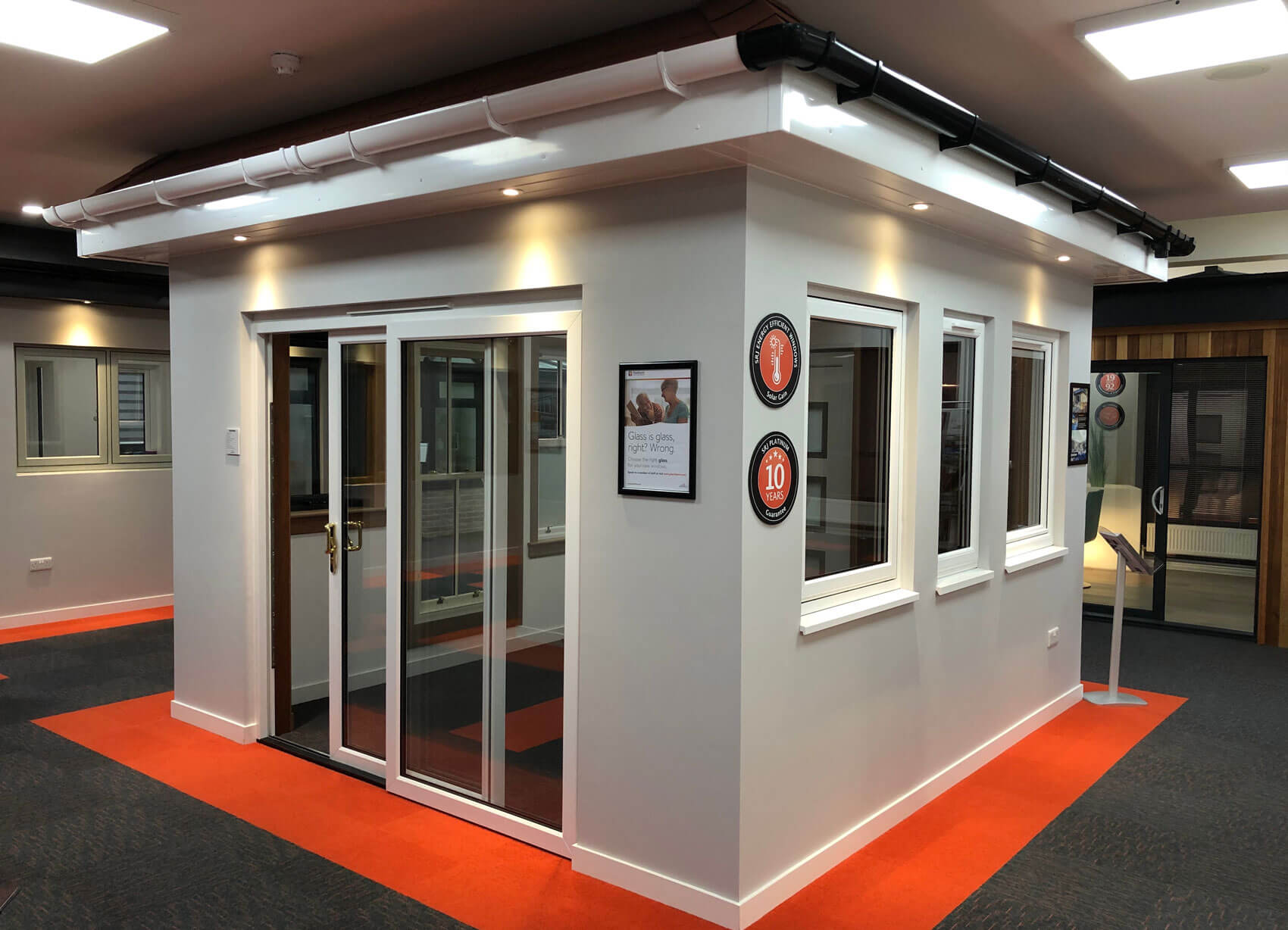 SRJ showroom conservatory roofs Craigentinny