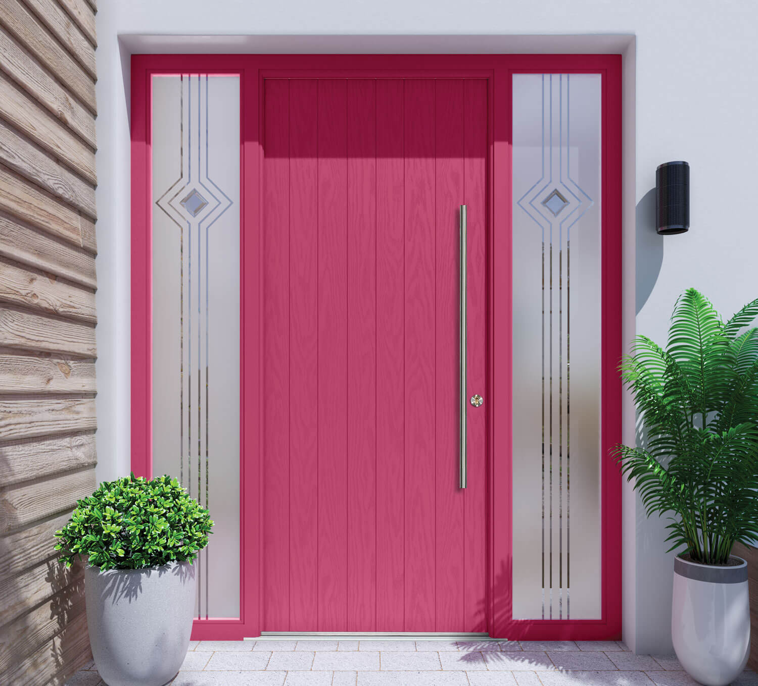 pink composite doors musselburgh