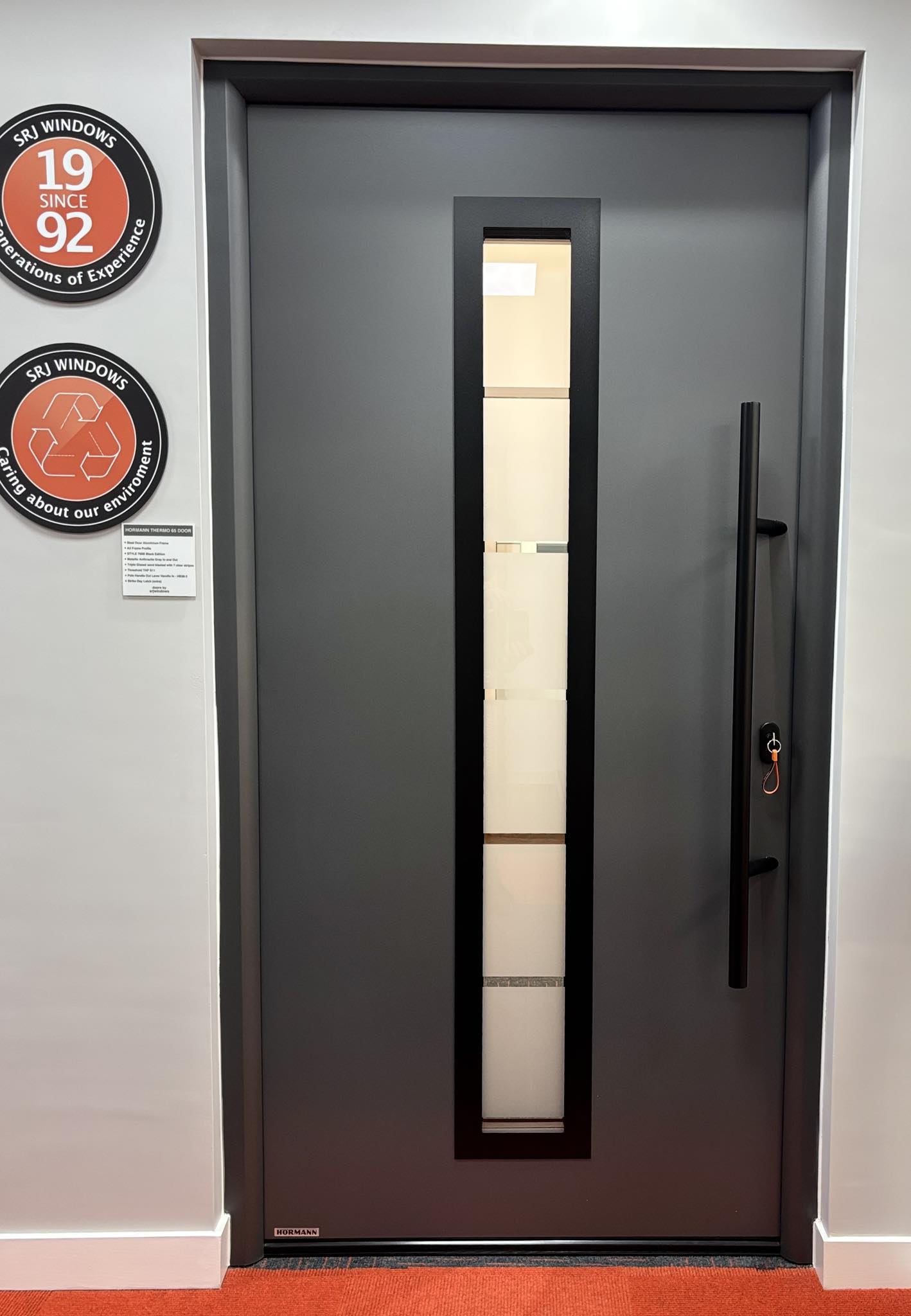 Hormann door in SRJ showroom