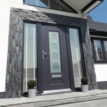 anhtracite grey front doors livingston