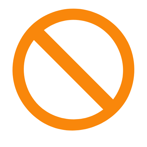 avoid abrasive door cleaners icon 