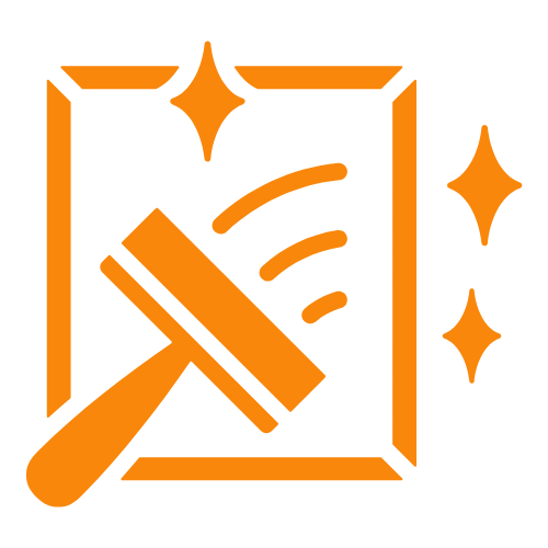 clean door glass icon