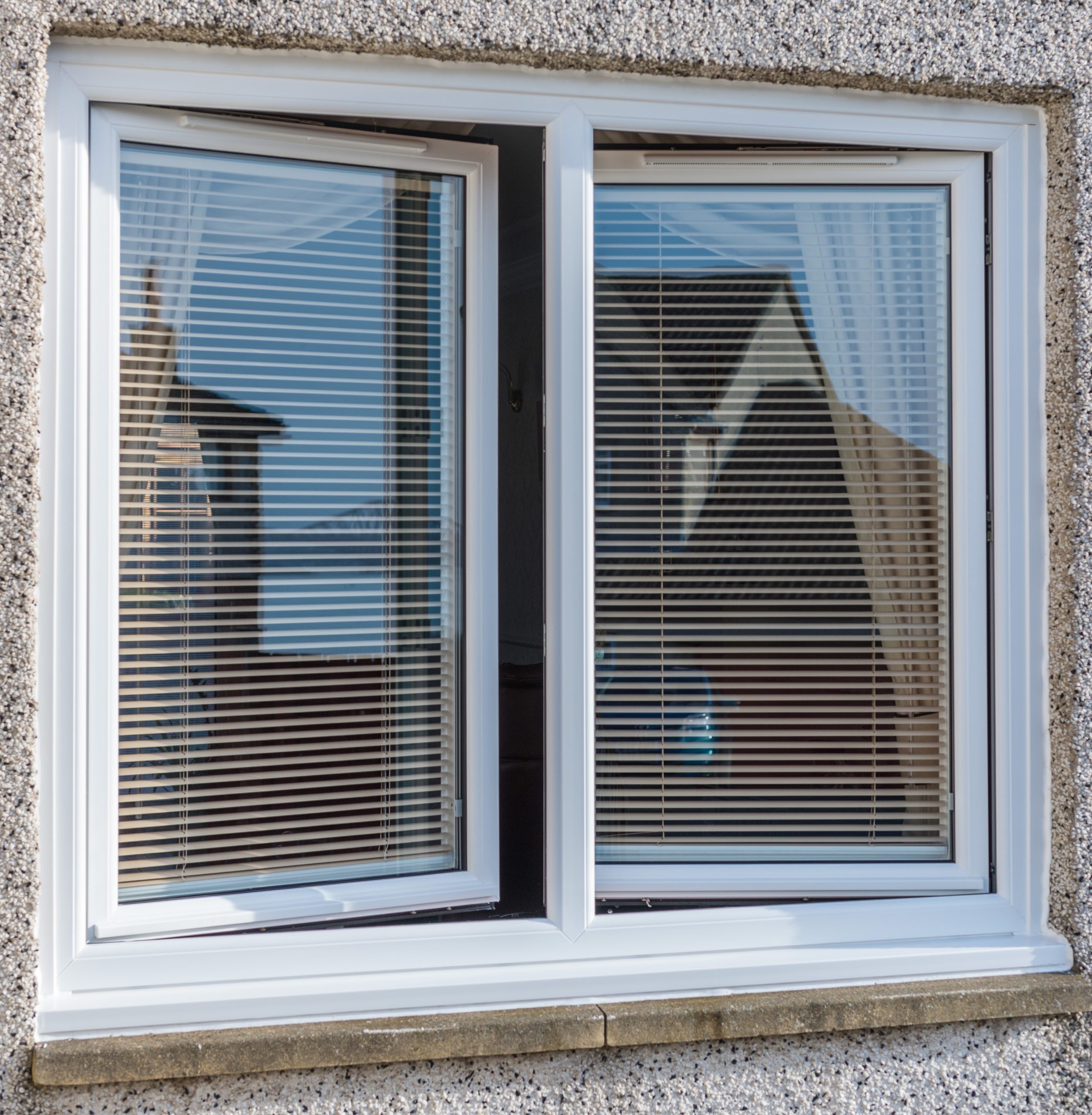 casement window for fire escape