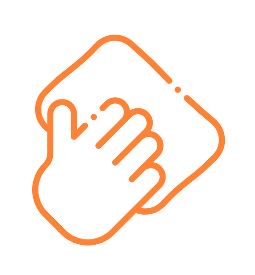 dusting hinges and locks