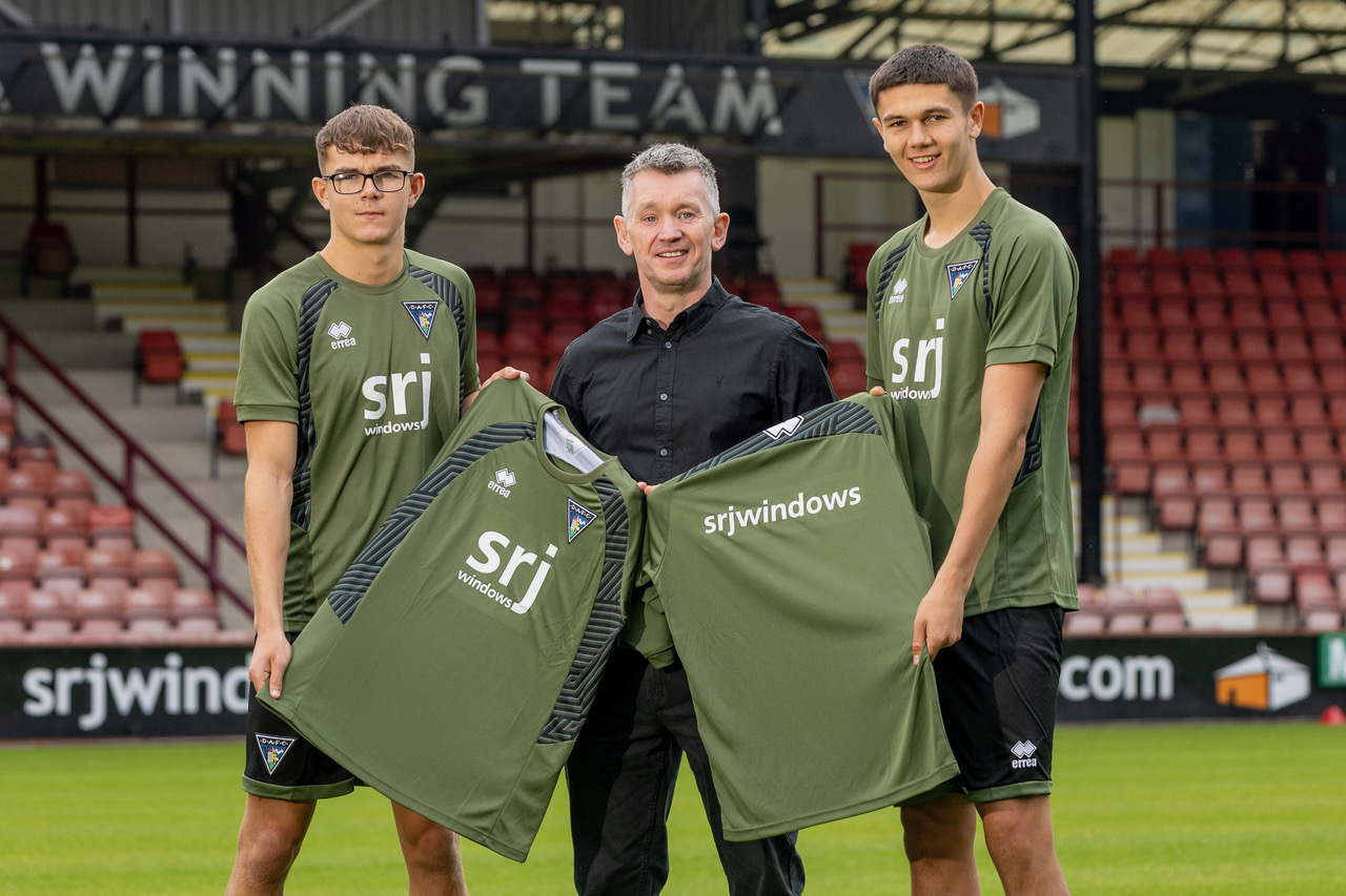 SRJ Windows Partnership with Dunfermline Athletic