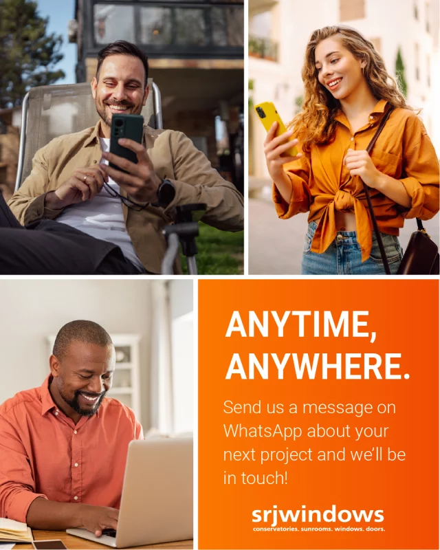 We make it easy to take the first step toward a warmer, more stylish home.🧡

Whether you're thinking of installing new windows, doors, or an extension, our fast messaging service means you can get started anytime, anywhere!📞

Why wait? Simply send us a messge on WhatsApp and start your dream home improvement project today👉

https://api.whatsapp.com/send/?phone=441383324023&text=&type=phone_number&app_absent=0