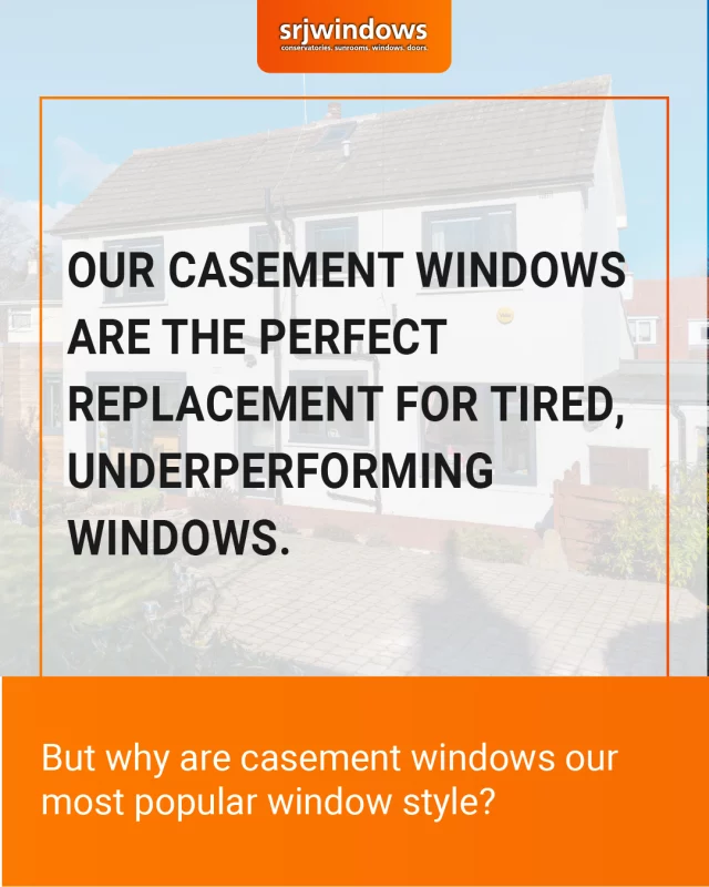 Our casement windows are the perfect replacement for tired, underperforming windows. 

Why are casement windows our most popular window style?

✅ A+ rated for energy efficiency
✅ Customised to suit your property style
✅ Low maintenance & long lasting design
✅ Multi-point locking for enhanced security

Whether you want to cut down on bills or simply enjoy a quieter, warmer home, our casement windows are the smart, stylish solution.

Learn more about our casement windows online today!

https://www.srjwindows.com/windows/casement-windows-fife-dunfermline/