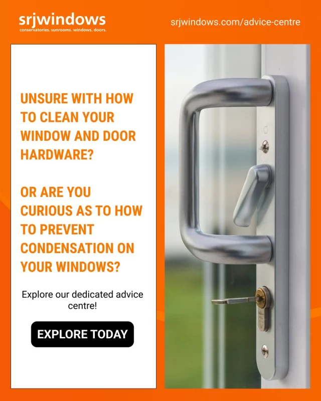 Are you unsure with how to clean your window and door hardware? Or are you curious as to how to prevent condensation on your windows? 🤔💭Explore our dedicated advice centre! 📝Packed with our latest operational and maintenance advice, it has everything you need to ensure you make the best use out of your SRJ products ✨Head over to our advice centre today! 👇https://www.srjwindows.com/advice-centre/