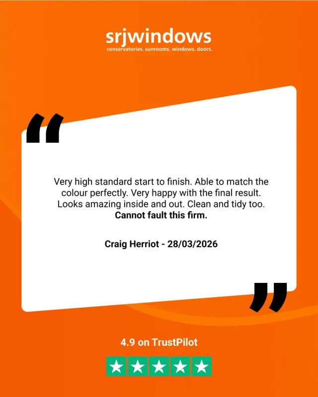“Very high standard start to finish. Able to match the colour perfectly. Very happy with the final result. Looks amazing inside and out. Clean and tidy too. Cannot fault this firm.”Feedback like this is what we’re all about here at SRJ.Our expert team takes pride in every installation, making sure your home is treated with care from start to finish.See why so many homeowners trust SRJ 👇
https://www.srjwindows.com/about-us/testimonials/#reviews #customerservice #fife #srjwindows