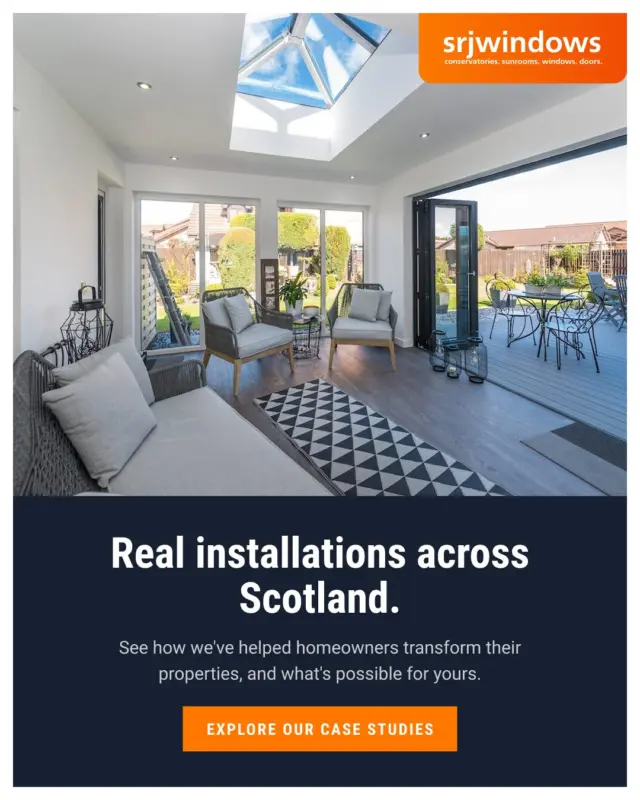 Looking for inspiration for your next home improvement project?Our case studies showcase real installations completed across Scotland, giving you a closer look at how we've helped homeowners transform their properties with high-quality windows, doors, conservatories and living spaces. Browse different styles, products and locations to see what's possible for your own home.Explore our latest case studies and get inspired 👇https://www.srjwindows.com/case-studies/#CaseStudies #HomeImprovement #Windows #SRJWindows